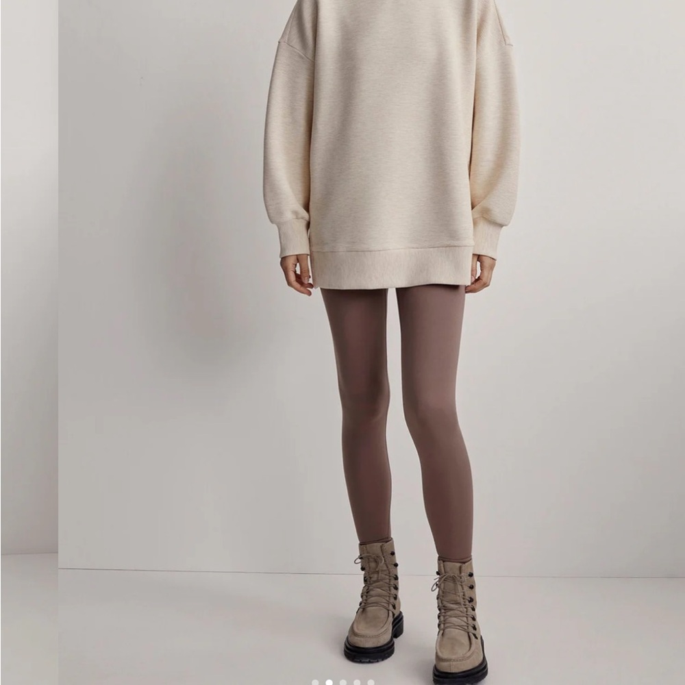Varley boyfriend sweat in oatmeal